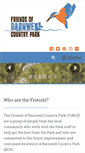 Mobile Screenshot of barnwellcountryparkfriends.org.uk